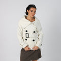 Cream Y2K Sandro Ferrone Casual Jacket (S)
