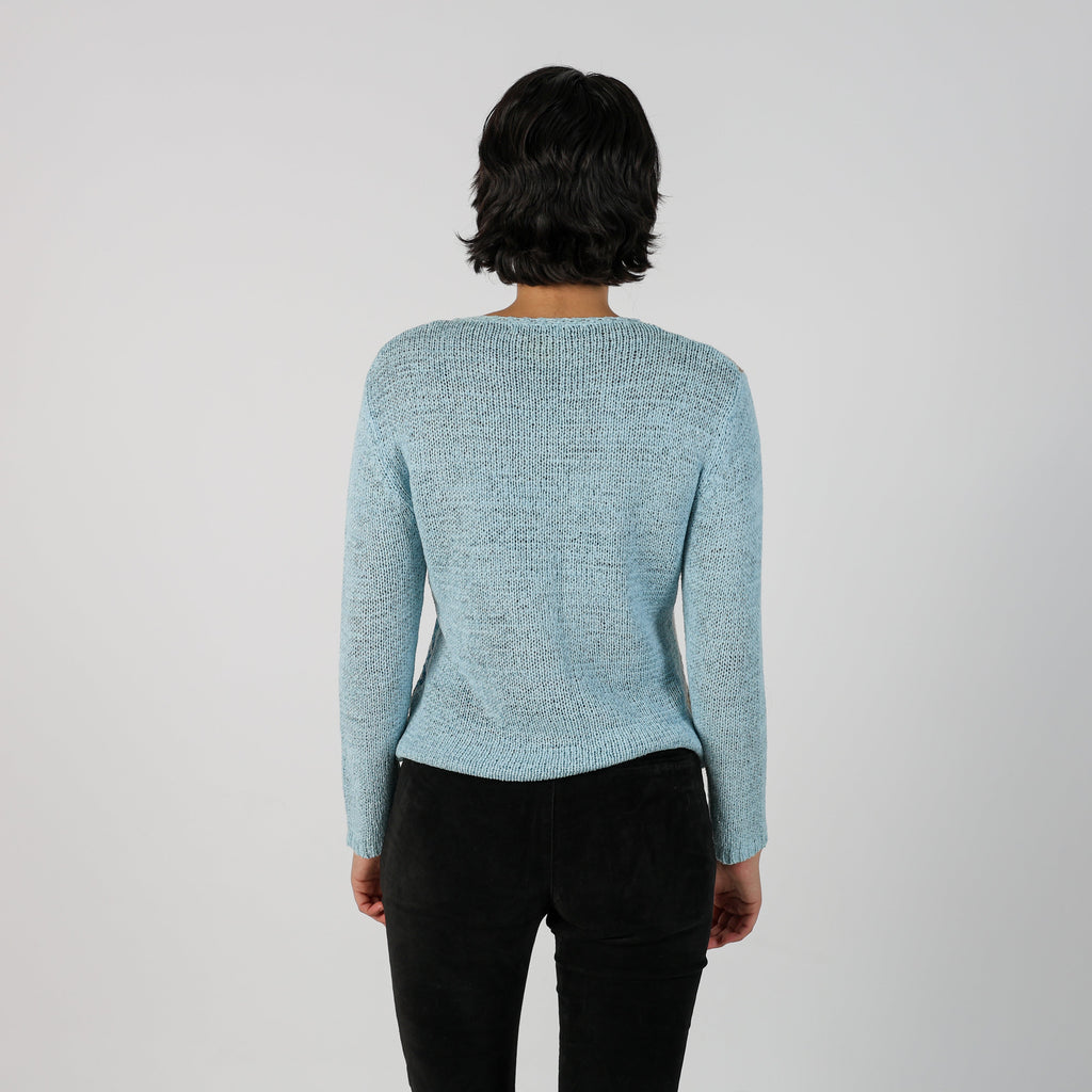 Light Blue Y2K Joyx Knitted Jumper (S)