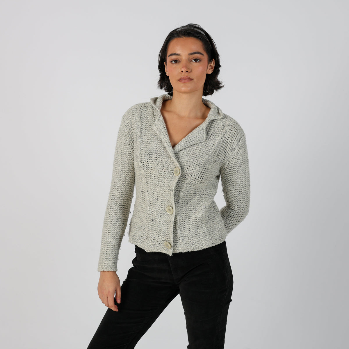 Light Grey Y2K Marella Cardigan (S)