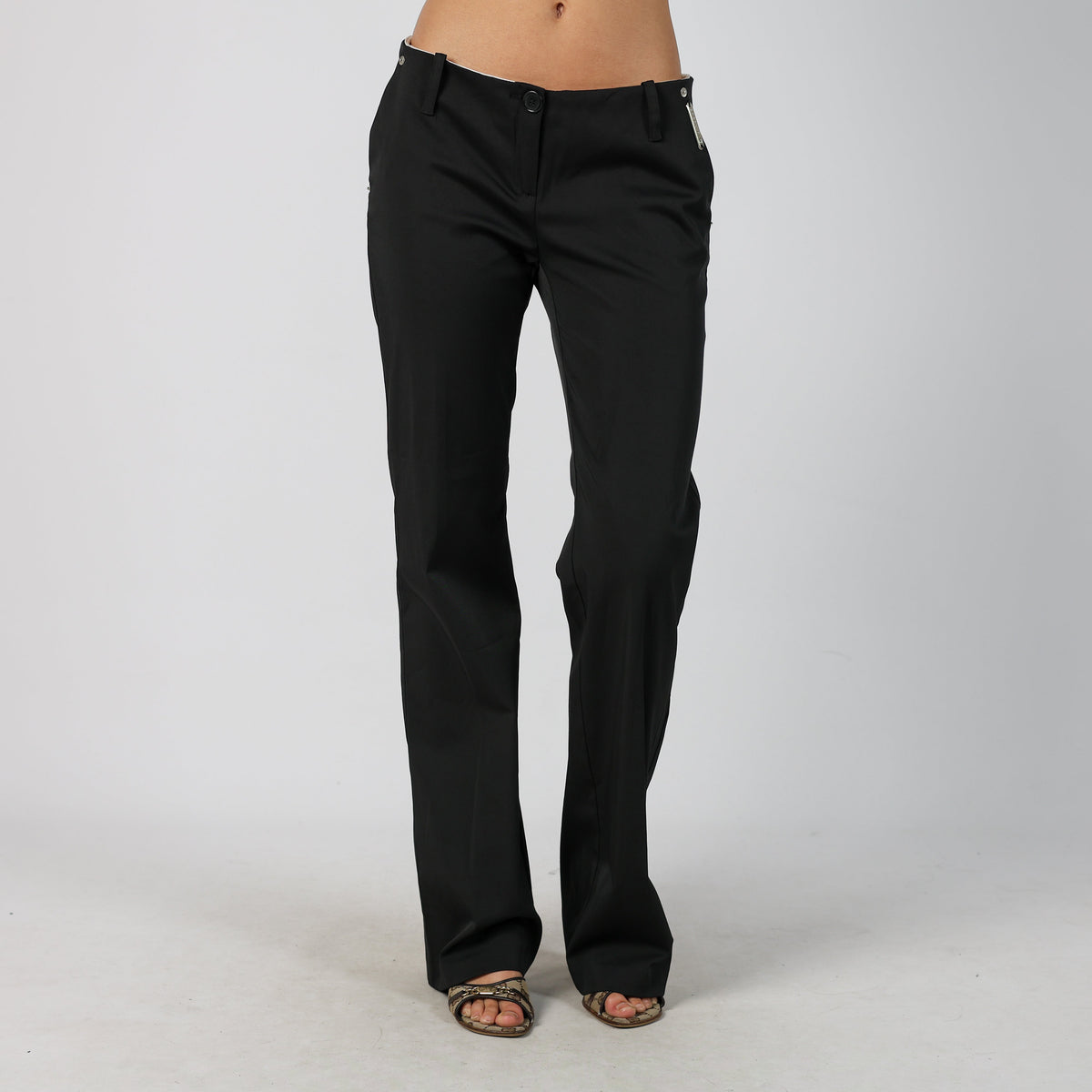 Black Y2K Coconuda Formal Trousers (M)