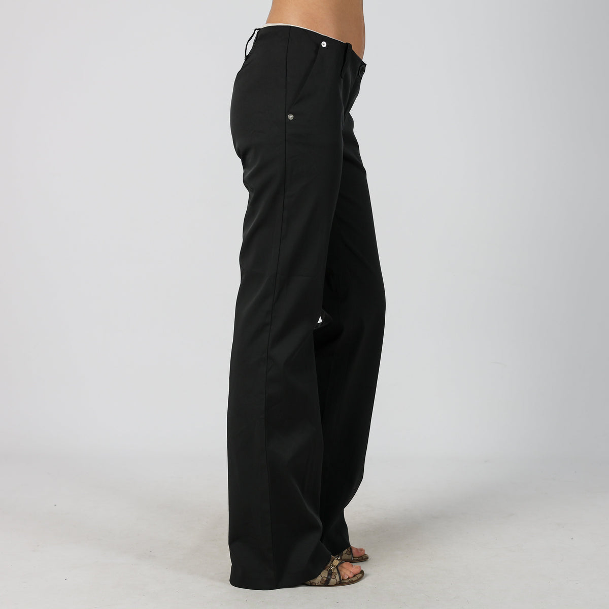 Black Y2K Coconuda Formal Trousers (M)