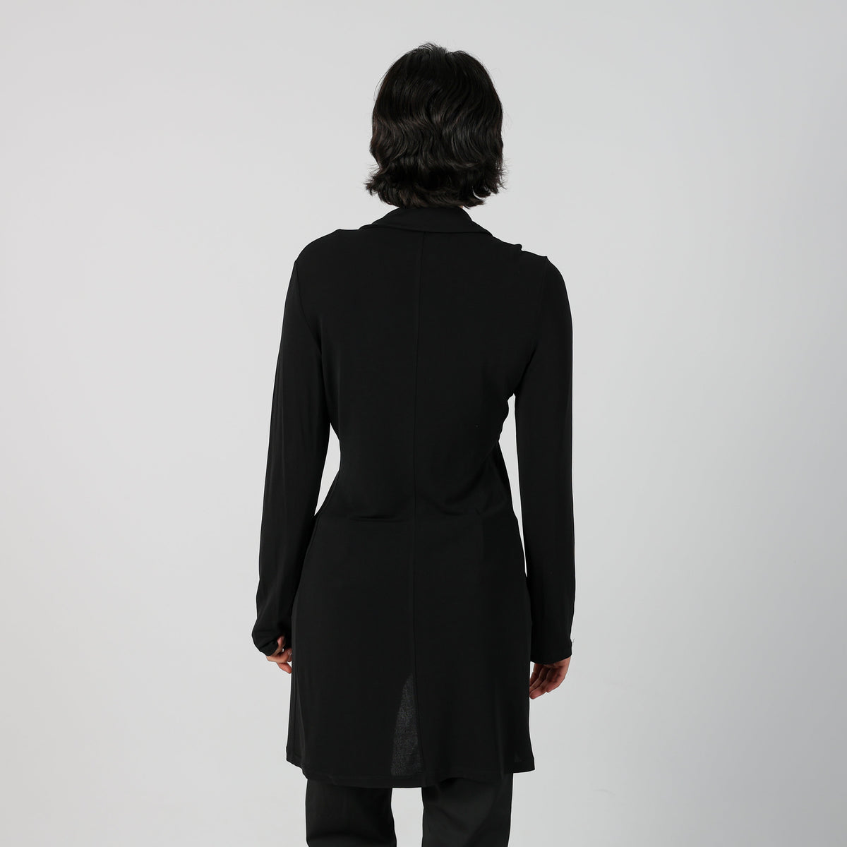 Black Y2K Kitisho! Long Sleeve Top Semi sheer (M)
