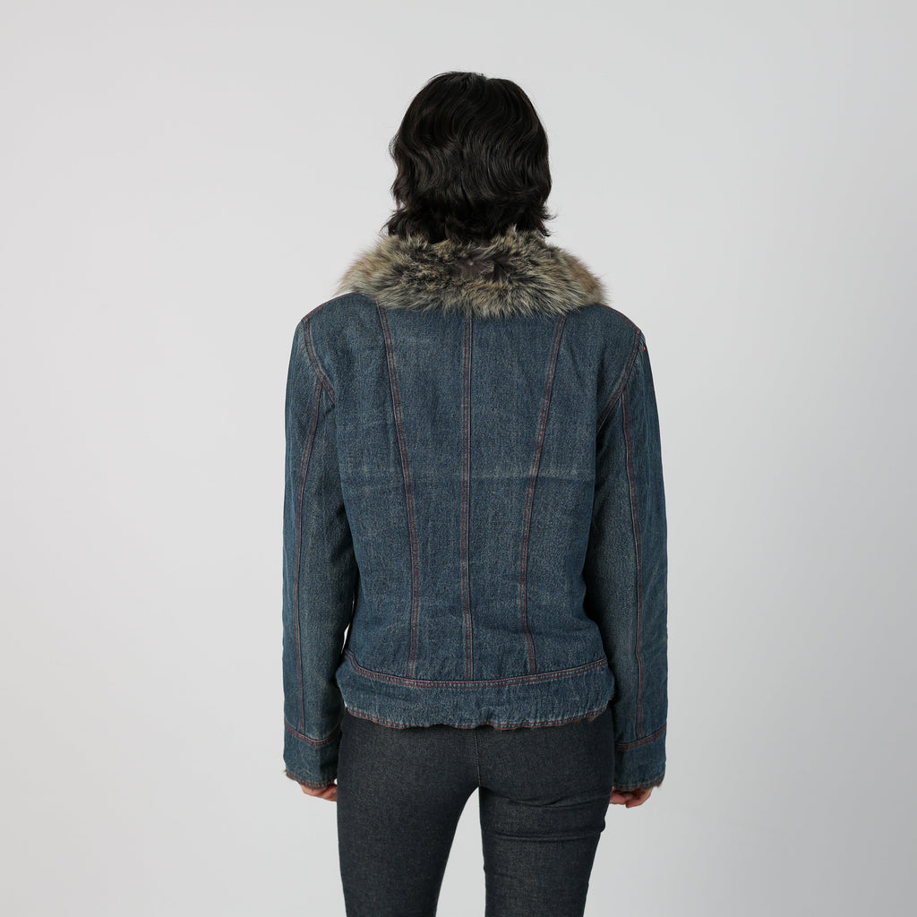 Blue Y2K Biaggini Denim Jacket (M)