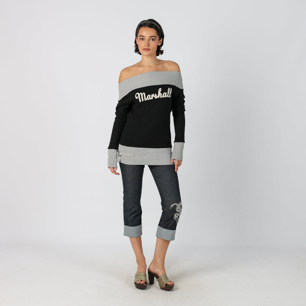 Blue Y2K 3/4 Jeans (S)