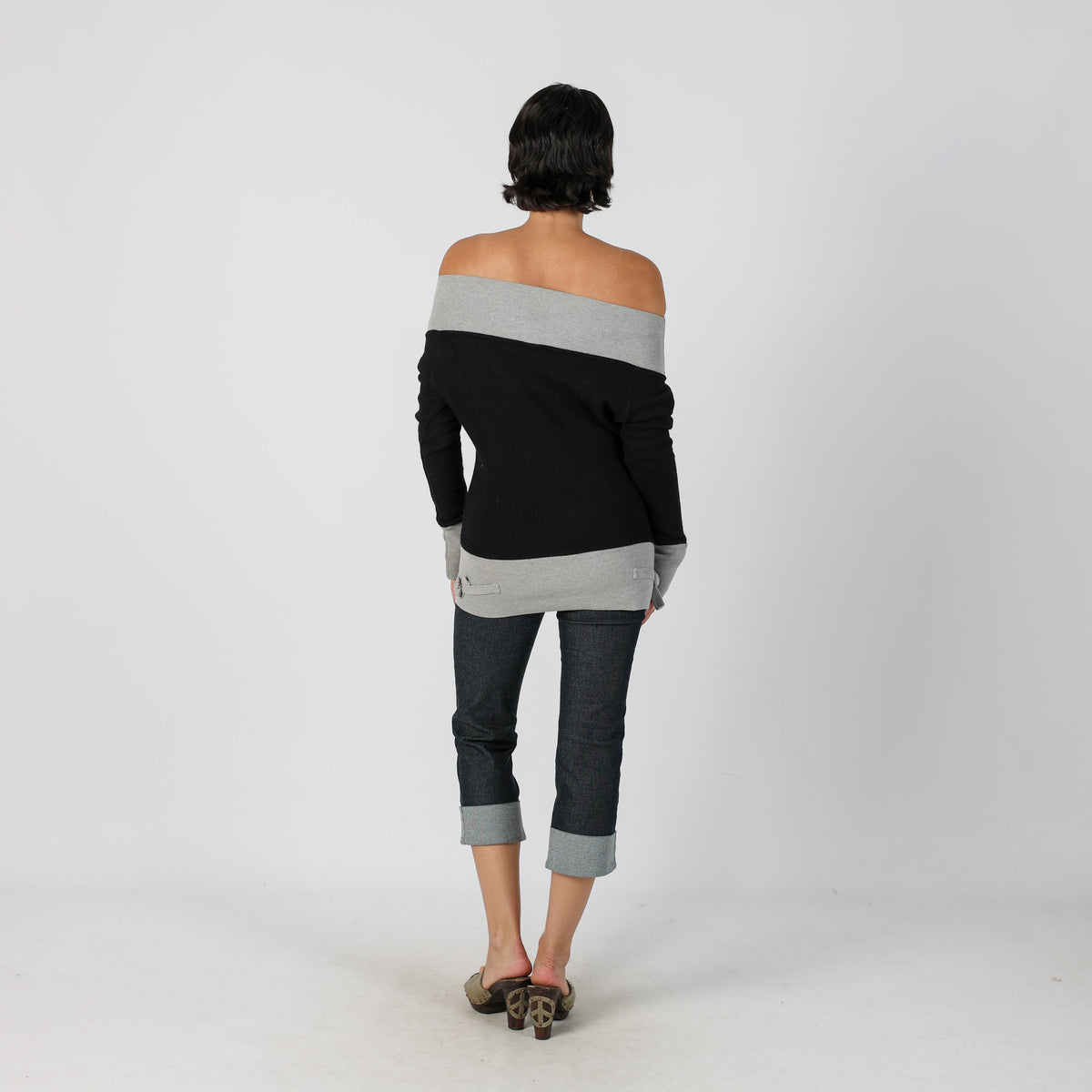 Blue Y2K 3/4 Jeans (S)