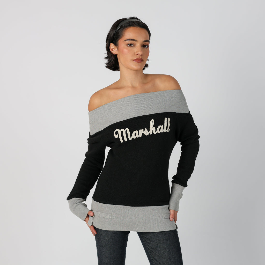 Black Y2K Franklin & Marshall Knitted Jumper (S)