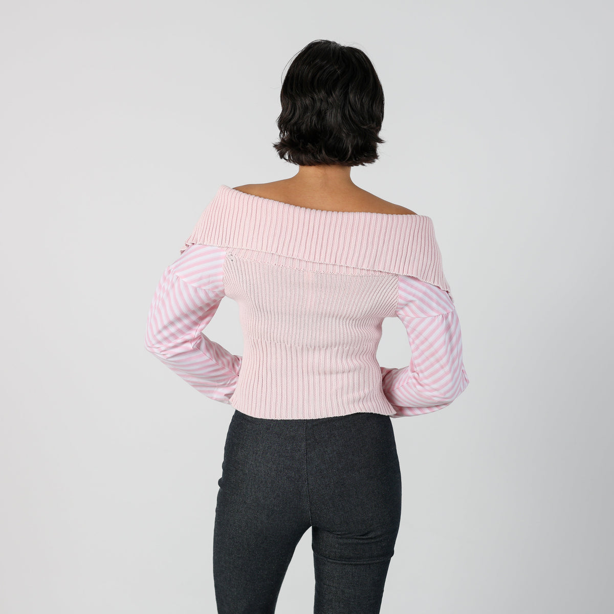 Baby Pink Y2K TU C'est Monique Long Sleeve Top (S)