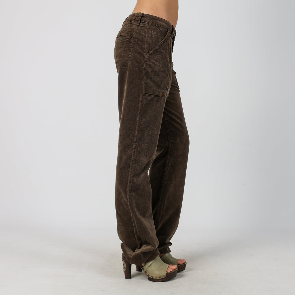 Brown Y2K Liu Jo Woven Trousers (M)