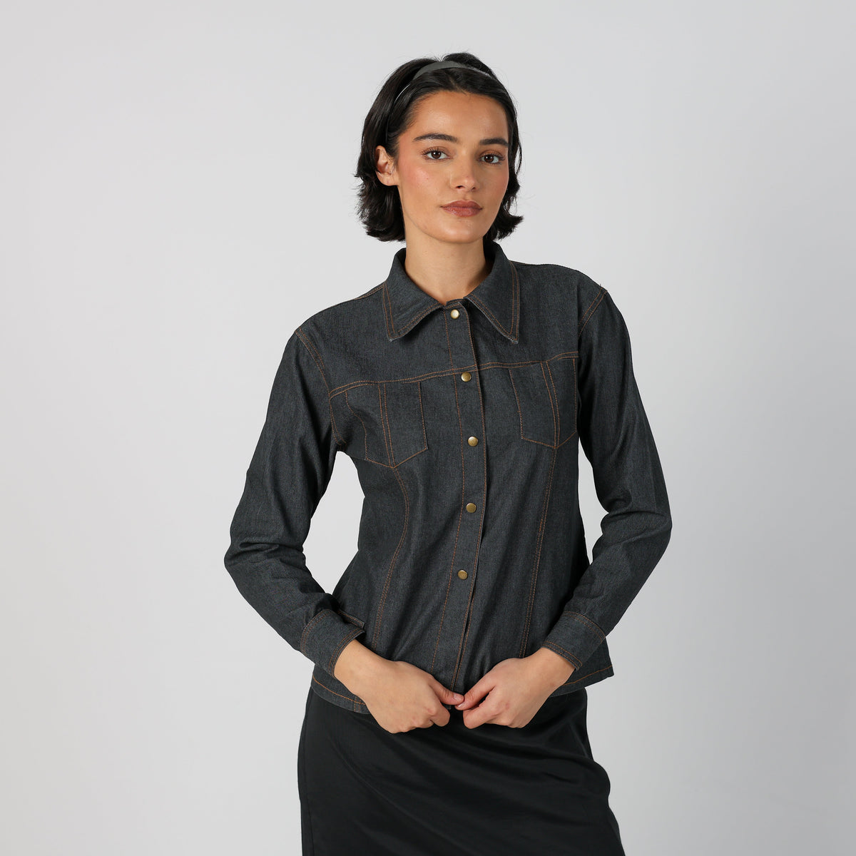 Blue Y2K Elisa Immagine Light jacket (M)