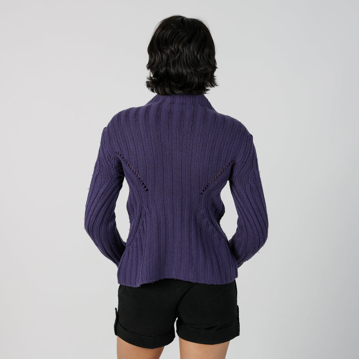 Purple Y2K D.M.G Knitted Jumper (M)
