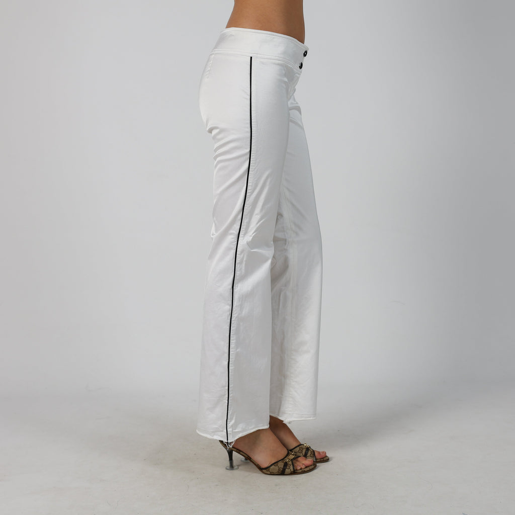 White Y2K Valentino Formal Trousers (M)