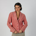 Baby Pink Y2K s.Oliver Suede Jacket (L)
