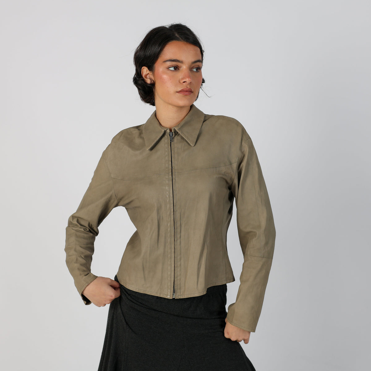 Khaki Green Y2K Light jacket (S)