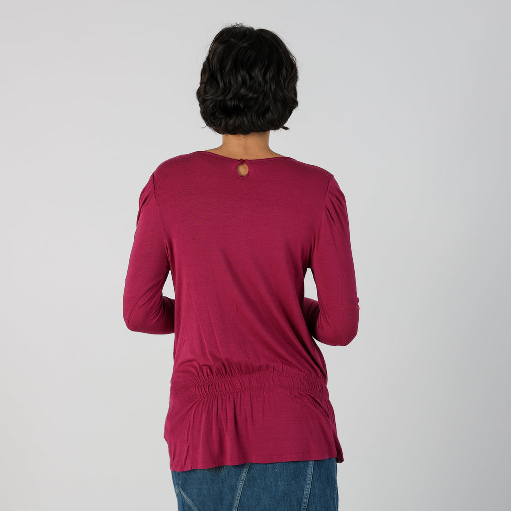 Pink Y2K John Galliano Long Sleeve Top (M)