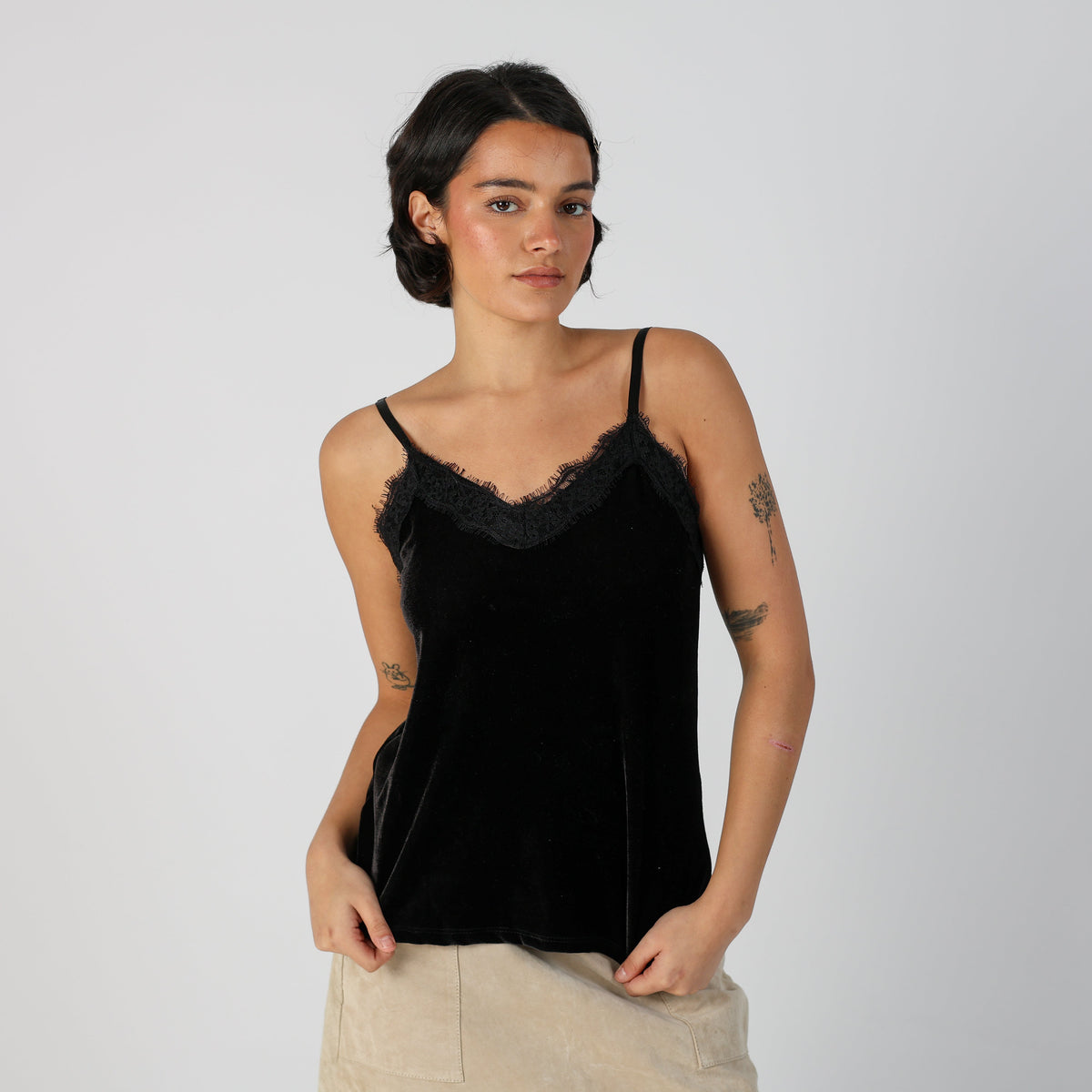 Black Y2K Cami (S)