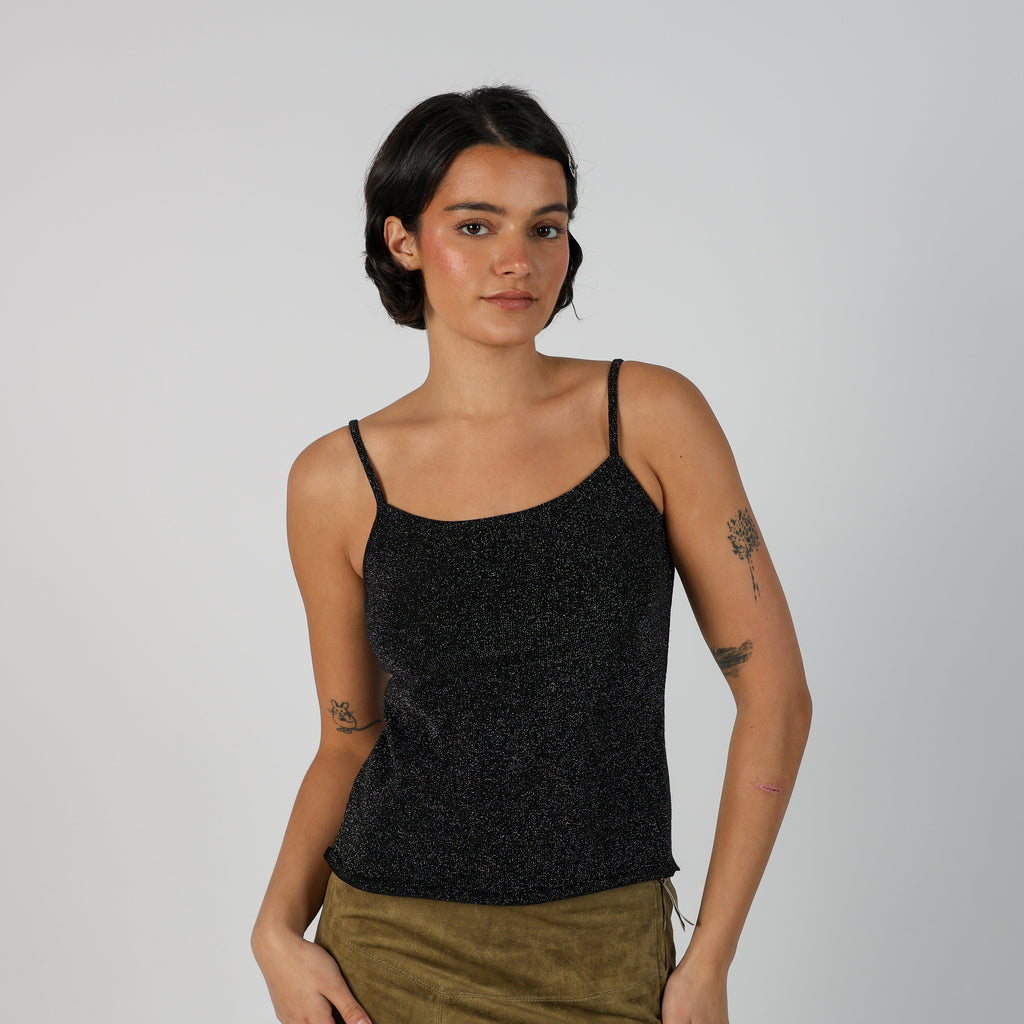 Black Y2K JJ's Girl Cami (S)