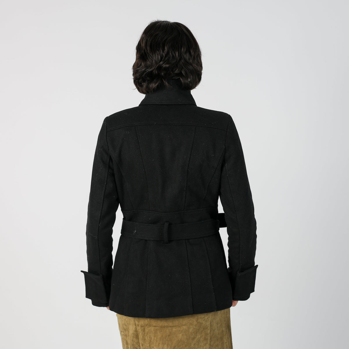 Black Y2K Woven Jacket (S)