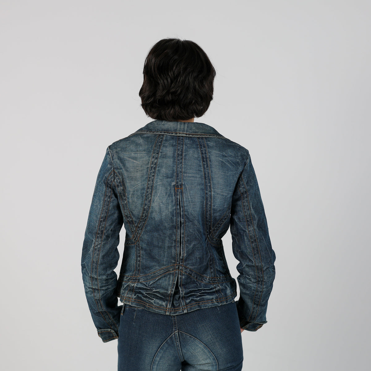 Blue Y2K Denim Jacket (S)