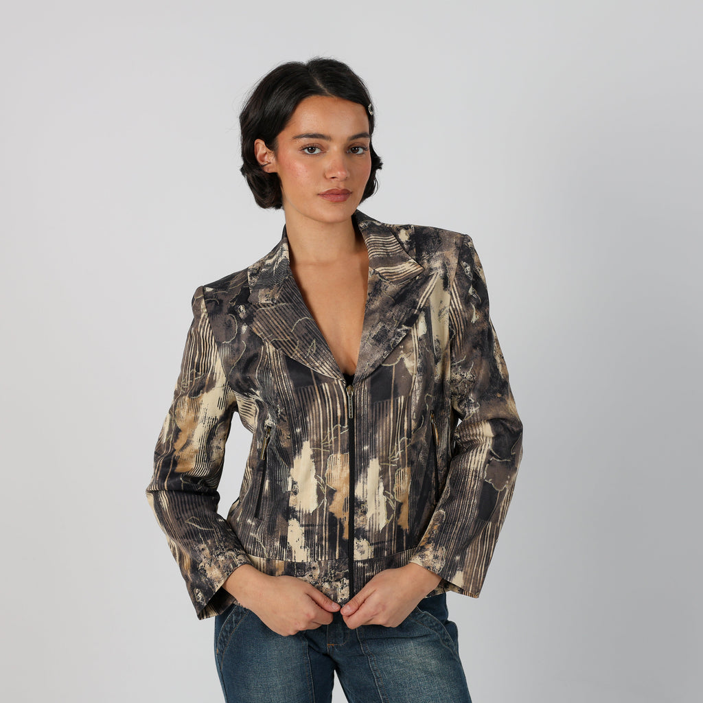 Beige Y2K Made in Italy Blazer (M)
