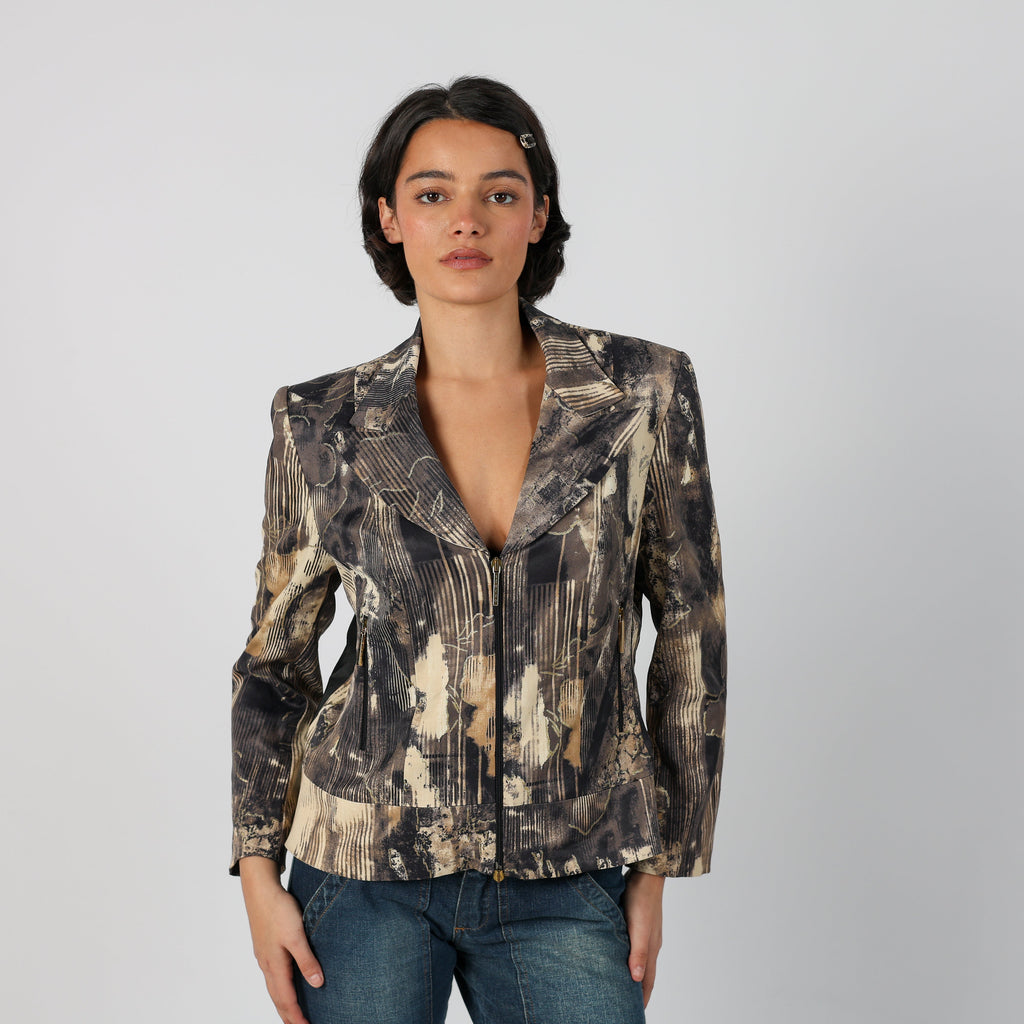 Beige Y2K Made in Italy Blazer (M)