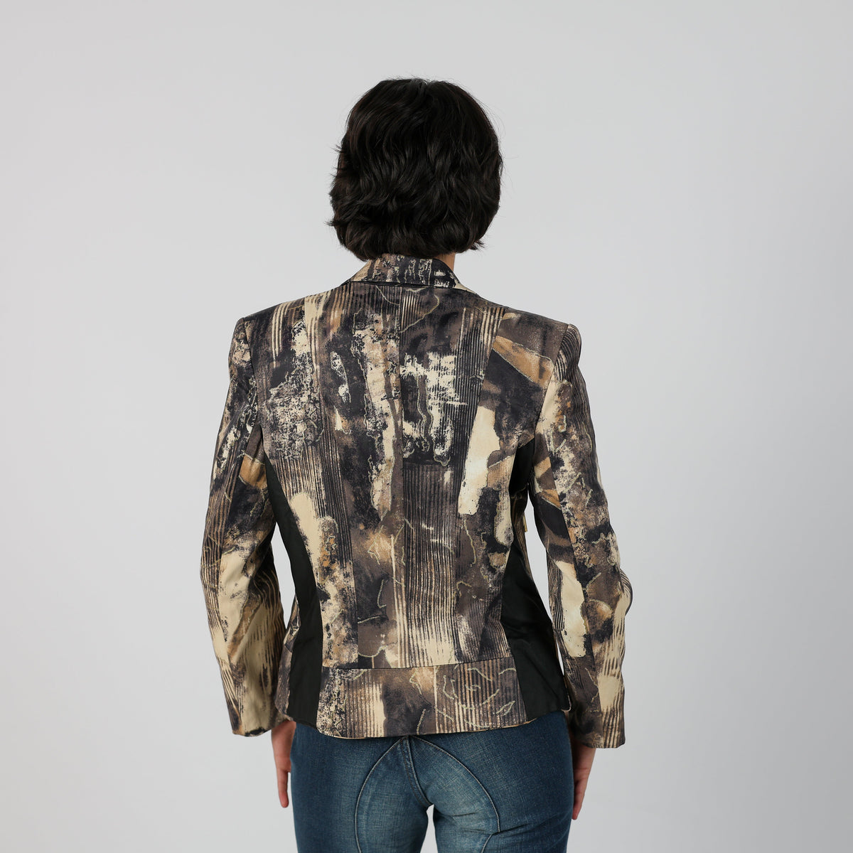 Beige Y2K Made in Italy Blazer (M)
