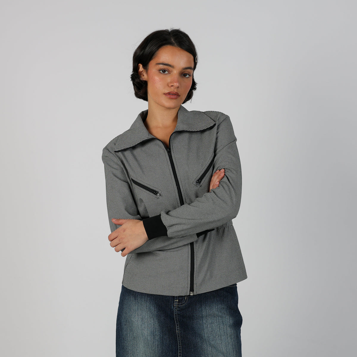 Black Y2K Light jacket (S)