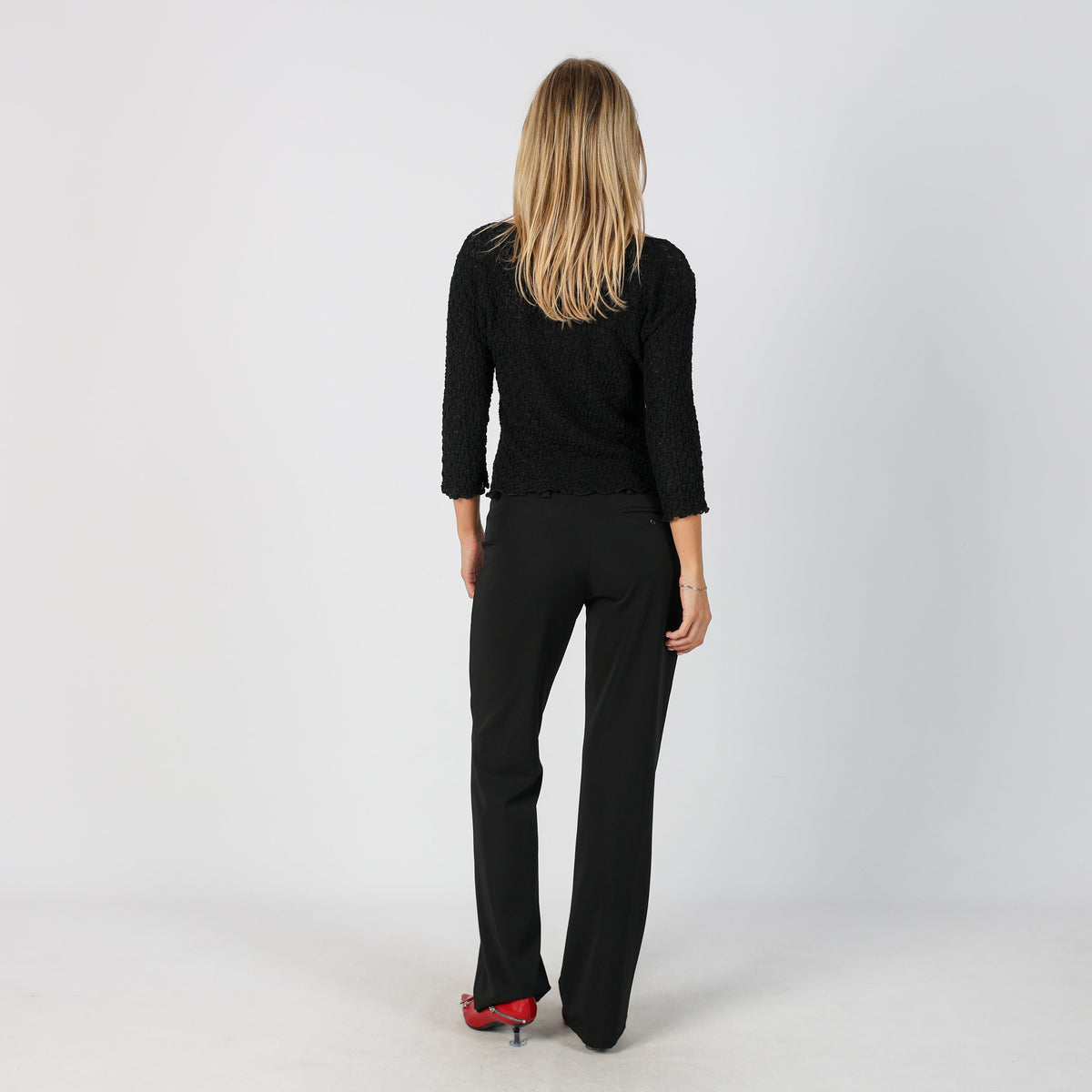 Black Y2K EXTYN Italia Formal Trousers (S)
