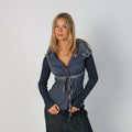 Blue Y2K Siste's Long Sleeve Top (S)