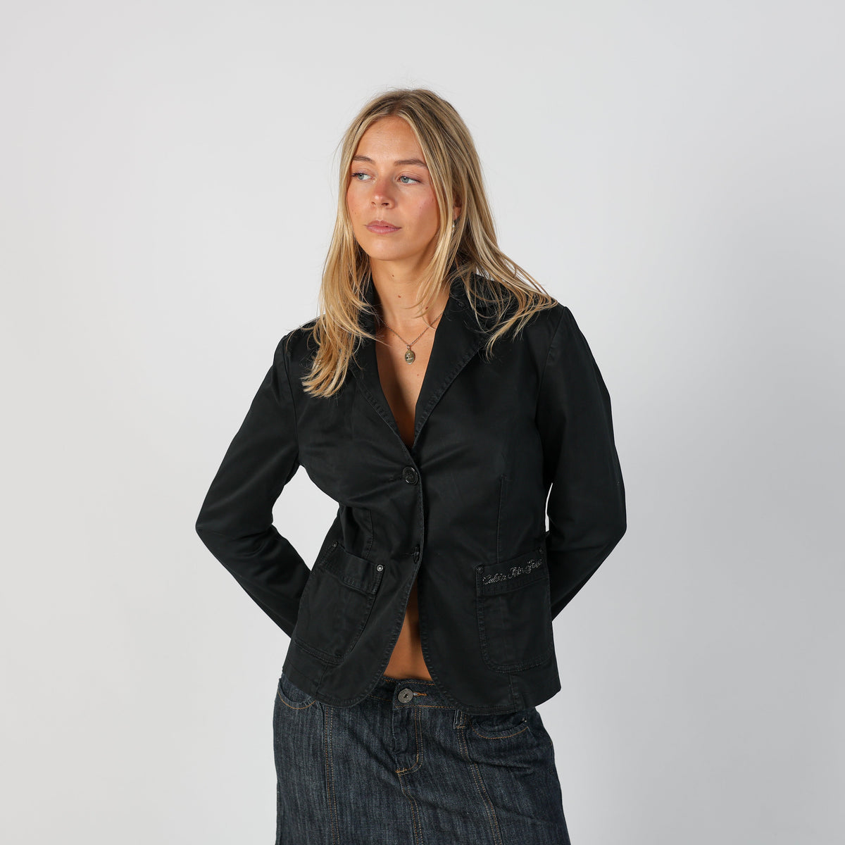 Black Y2K Calvin Klein Blazer (M)