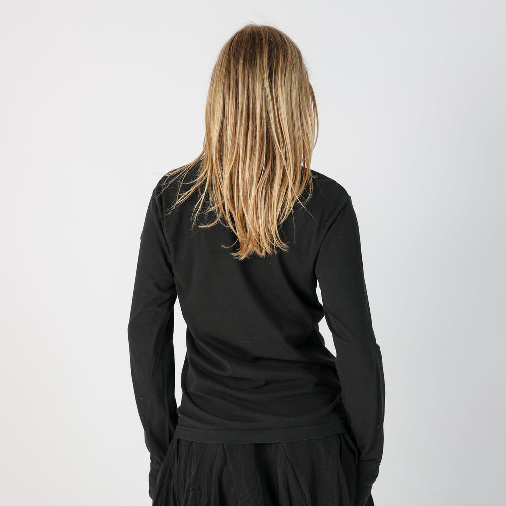 Black Y2K Datch Long Sleeve Top (M)