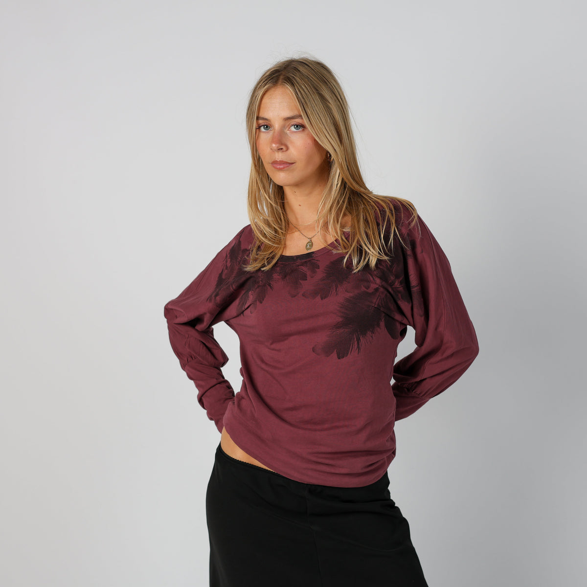 Pink Y2K Met Long Sleeve Top (S)