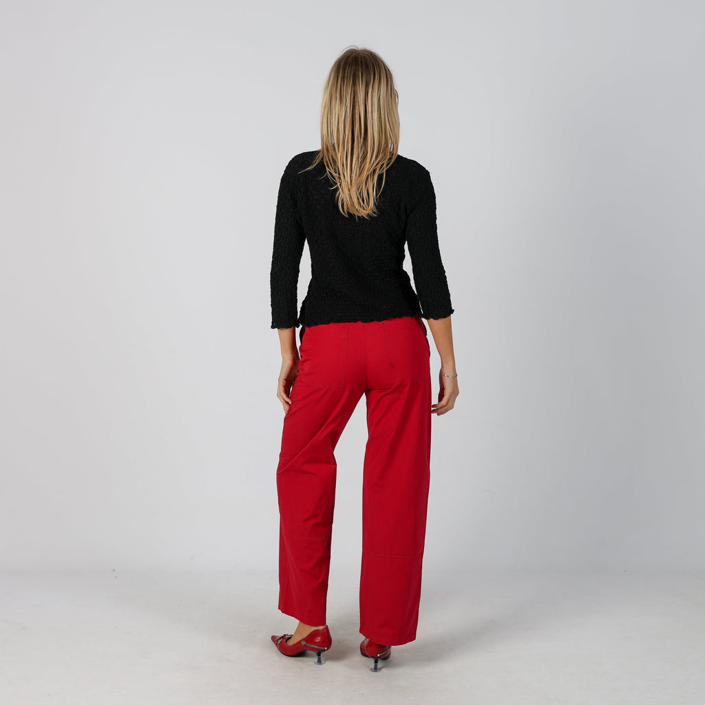 Red Y2K Cargo Pants (S)