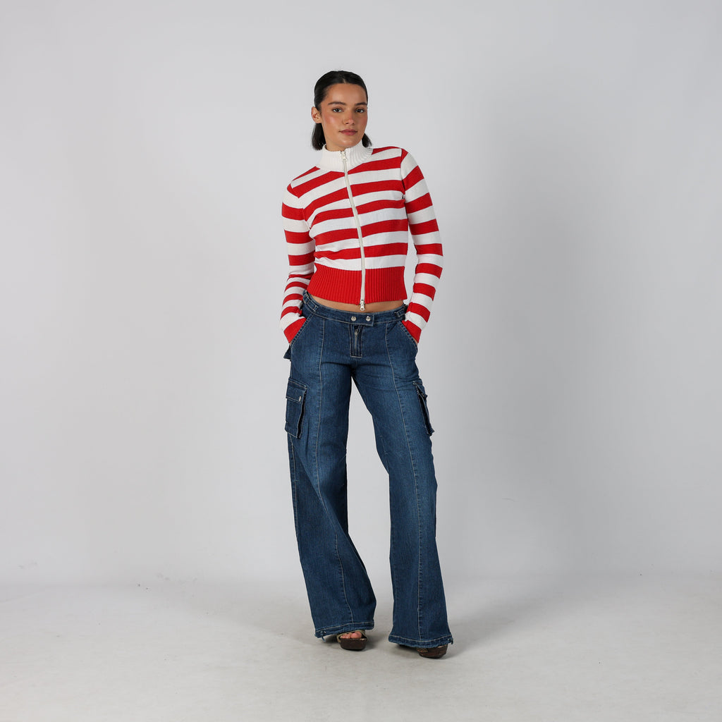 Blue Y2K Miss Sixty Dad & Wide Jeans (XS)