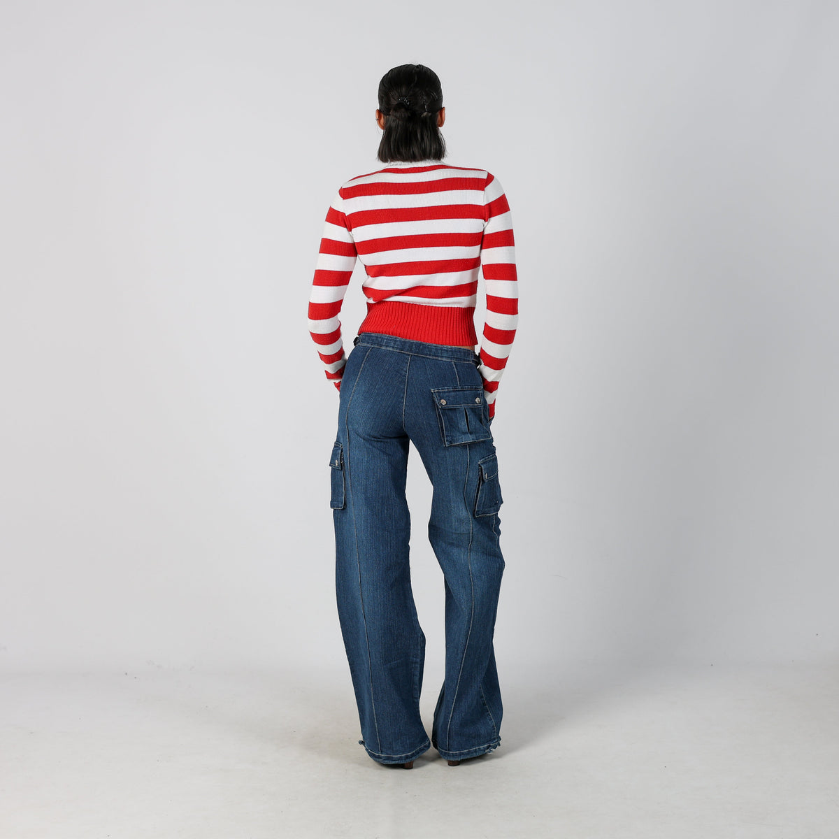 Blue Y2K Miss Sixty Dad & Wide Jeans (XS)