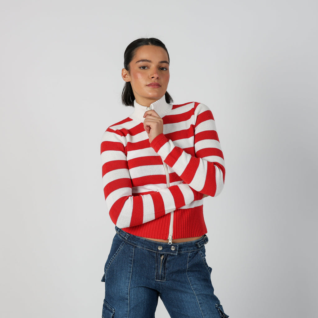 Ivory Y2K Knitted Jumper (S)