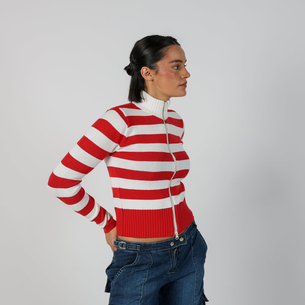 Ivory Y2K Knitted Jumper (S)