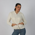 Cream Y2K Made in Italy Knitted Jumper 100% Wool (S)