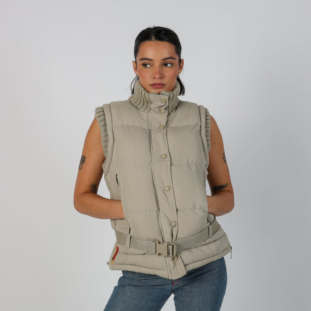 Beige Y2K Gilet (M)