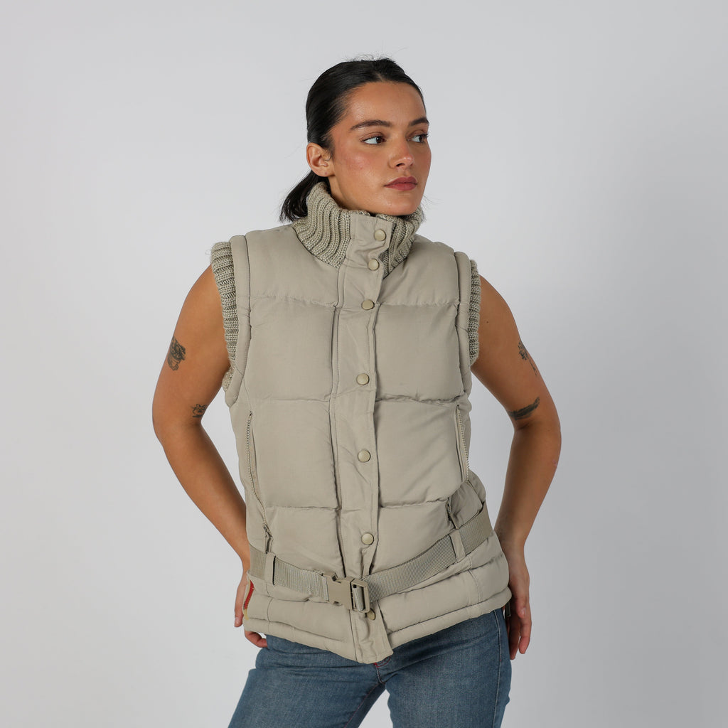 Beige Y2K Gilet (M)