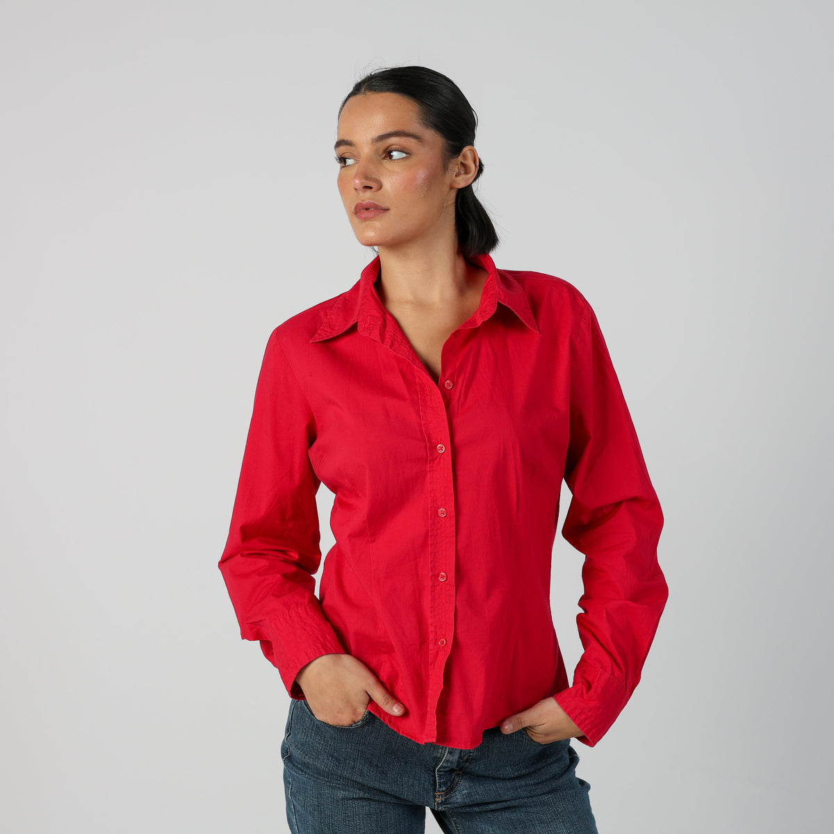Red Y2K Project Shirt (M)