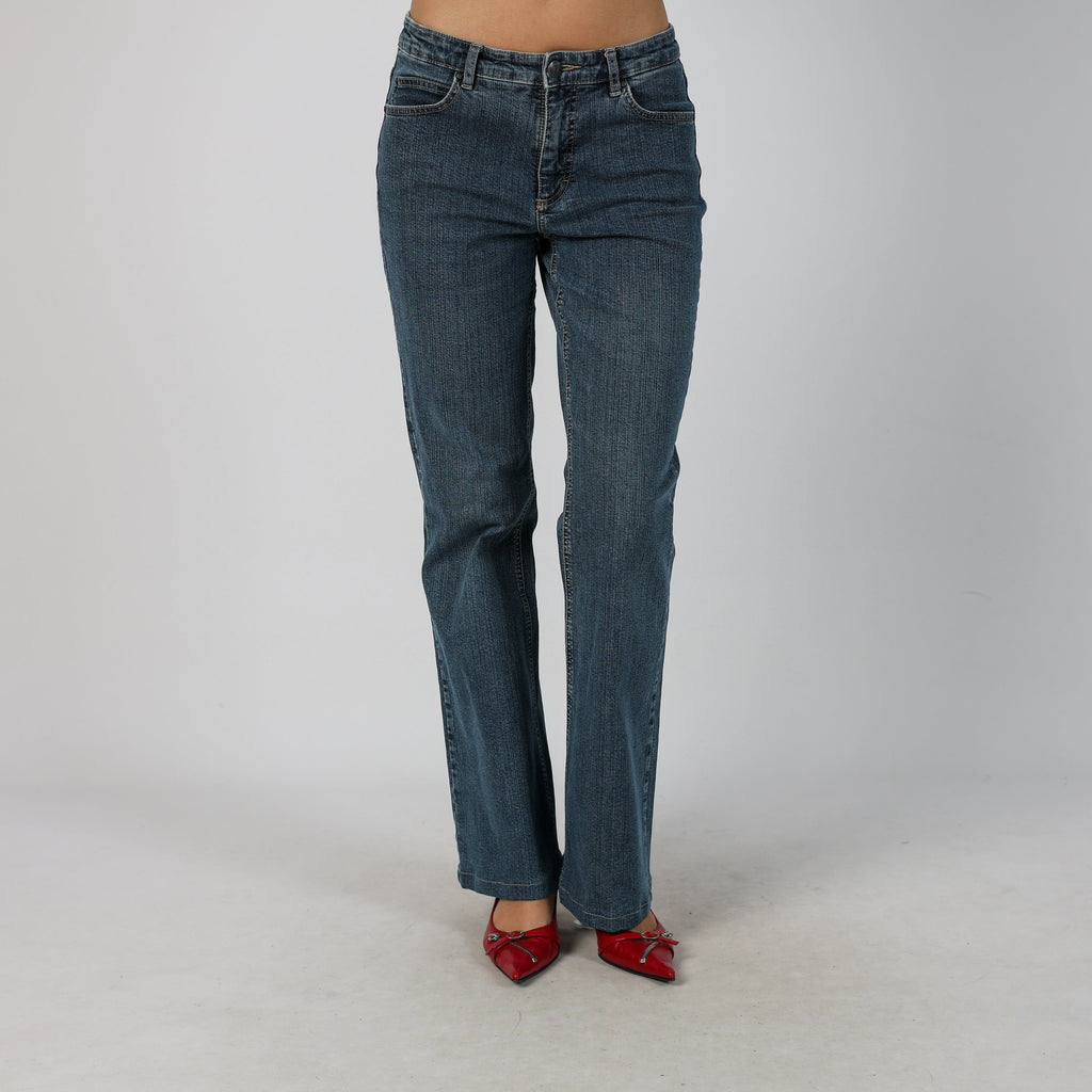 Blue Y2K Yessica Mom Jeans (XS)