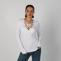 Ivory Y2K Long Sleeve Top (L)