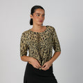 Tan Y2K Long Sleeve Top (M)