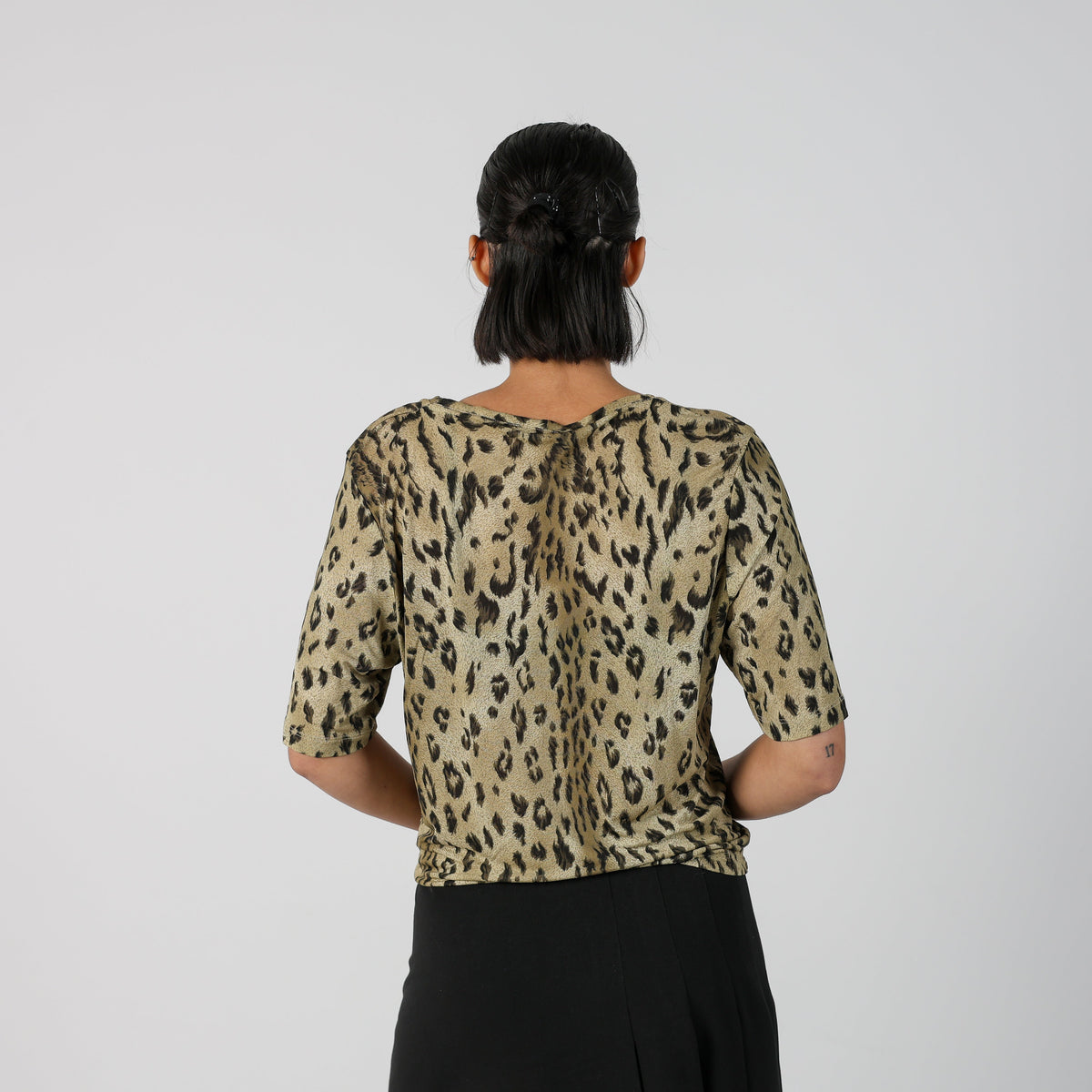 Tan Y2K Long Sleeve Top (M)
