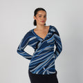 Blue Y2K Marella Blouse (M)