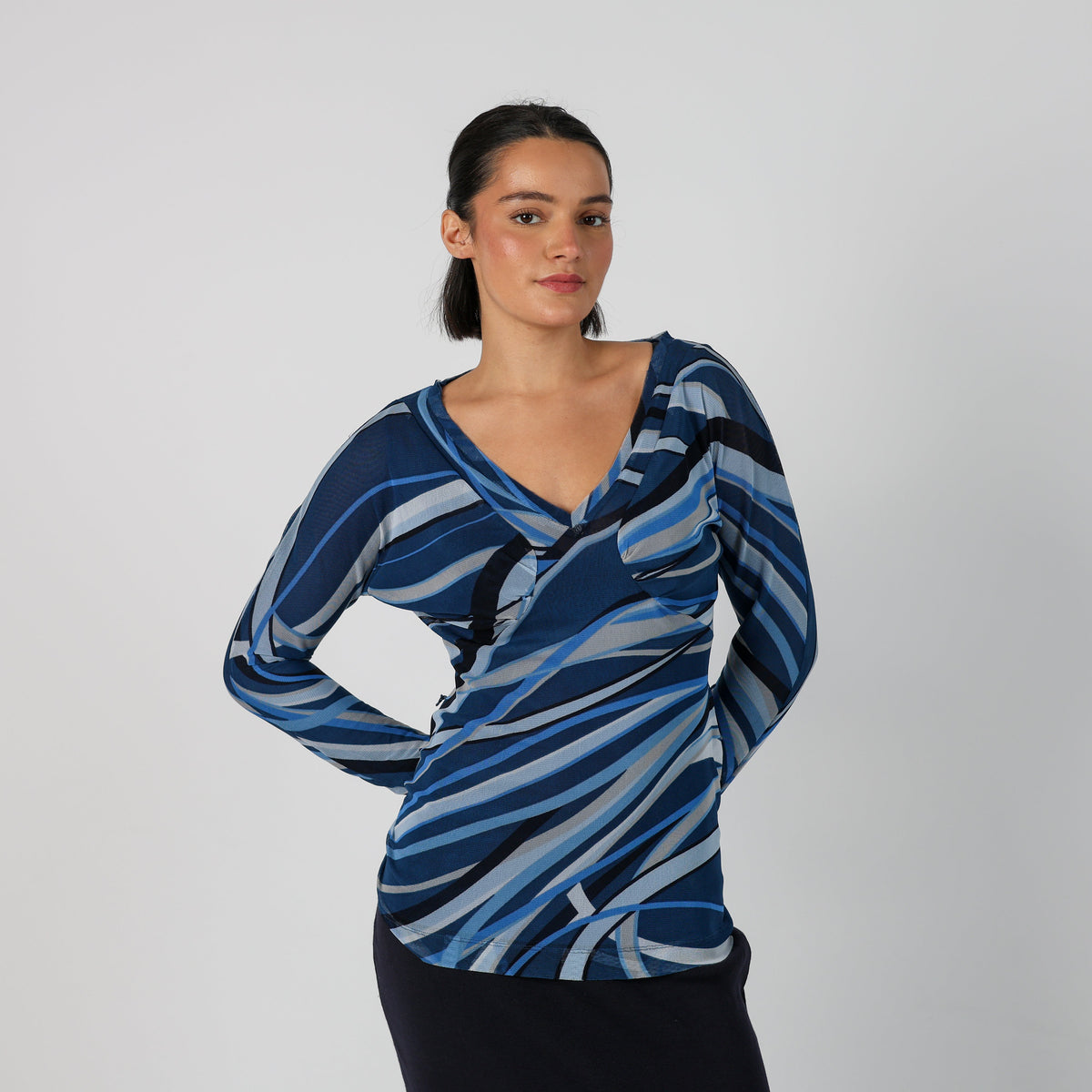 Blue Y2K Marella Blouse (M)