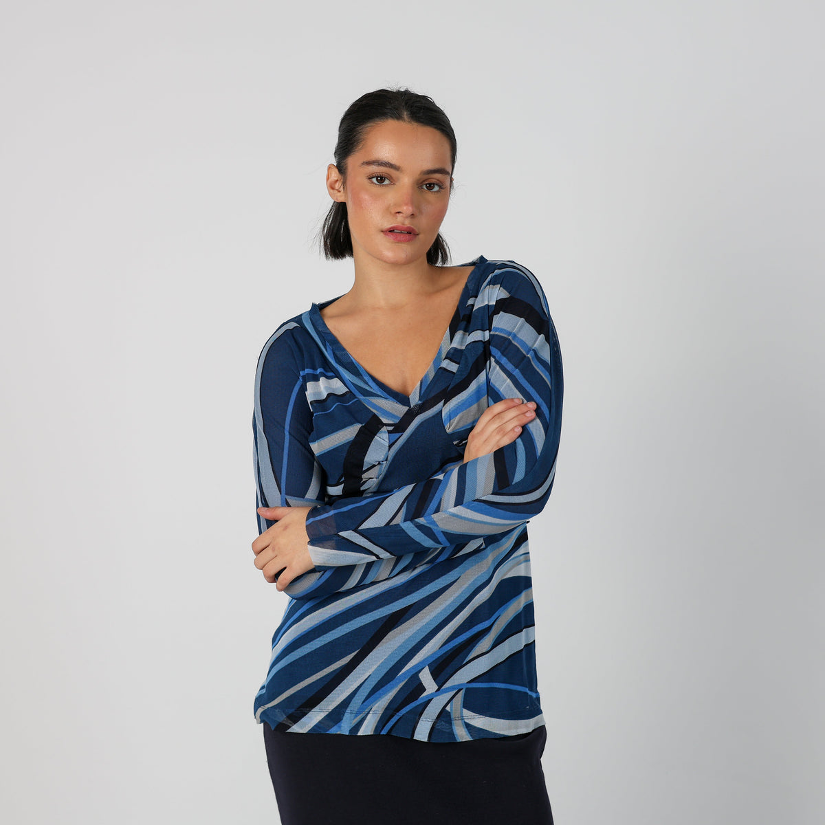 Blue Y2K Marella Blouse (M)