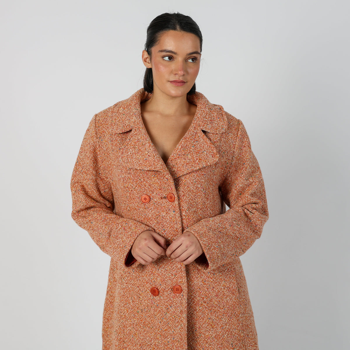 Coral 90s Made in Italy Casual Jacket Wool blend (L)