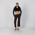 Brown 90s Max&Co. Woven Trousers (6)