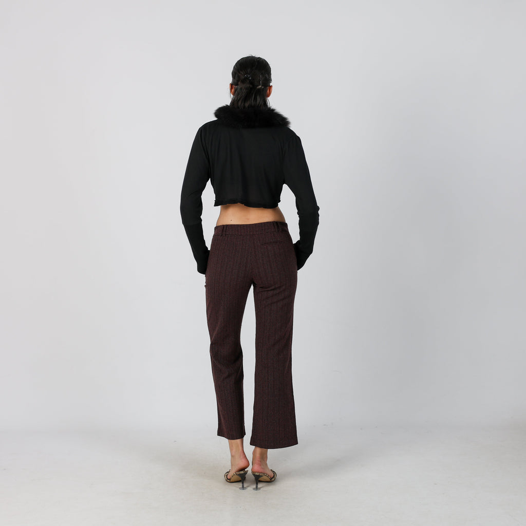 Brown 90s Max&Co. Woven Trousers (6)